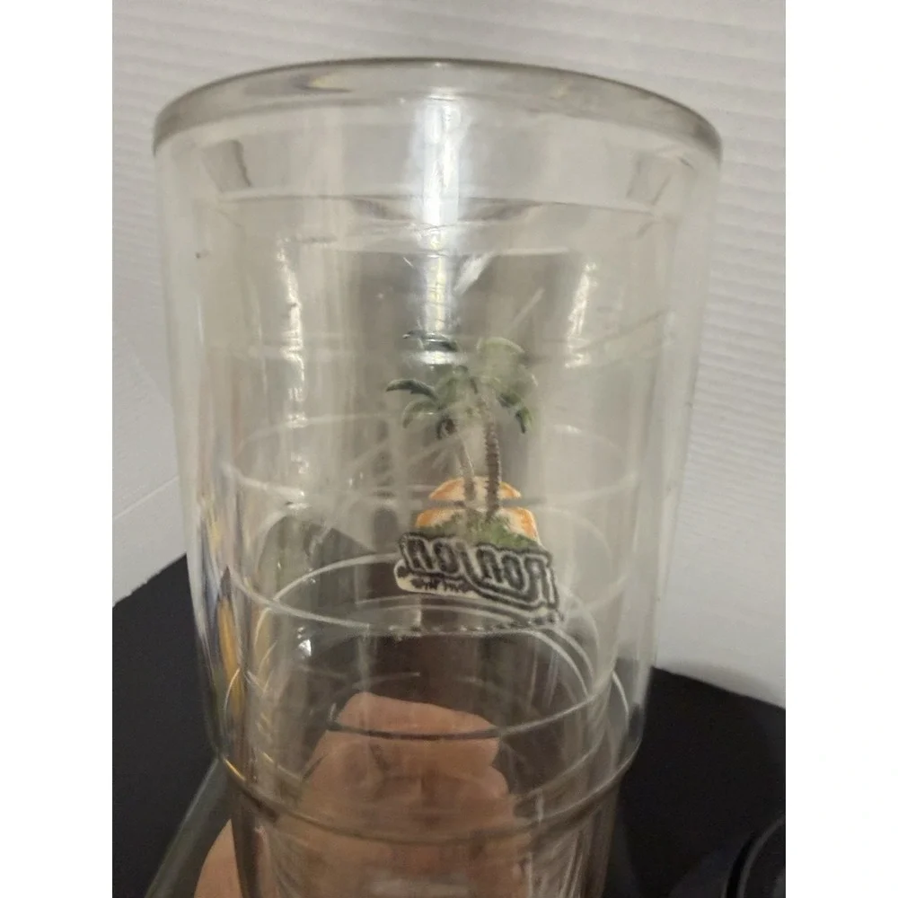 Ron Jon Surf Shop Palm Trees 24oz Tervis Tumbler Travel Cup NO LID‎